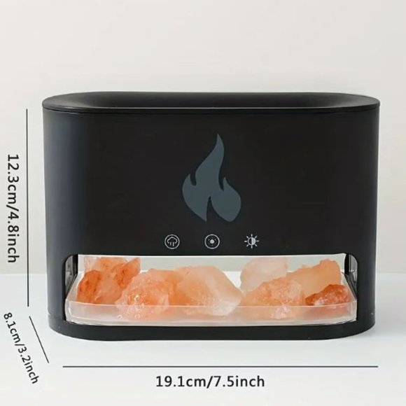 Natural Salt Stone Aromatherapy Fragrance Oil Diffuser and Humidifier - Picture 3 of 7